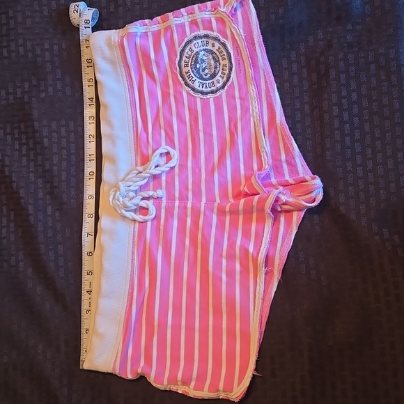 Vintage Victoria Secret PINK beach shorts. Pink and white. - Picture 2 of 11